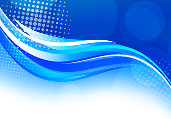 Image showing Abstract blue background