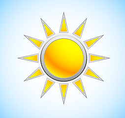 Image showing Sun icon