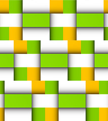 Image showing Seamless pattern with rectangles