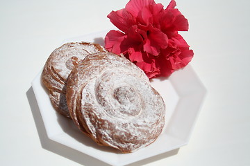 Image showing Ensaimada - Spanish cake