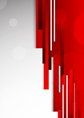 Image showing Abstract red background