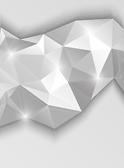 Image showing Background with gray triangles