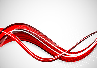 Image showing Abstract wavy background