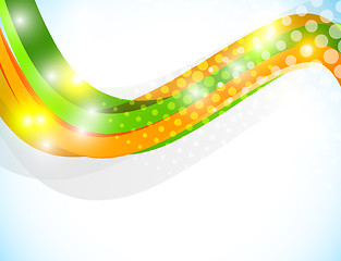 Image showing Abstract wavy background