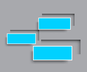 Image showing Background with blue rectangles