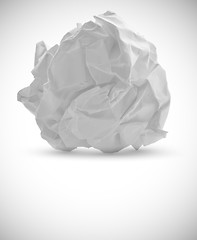 Image showing Crumpled paper