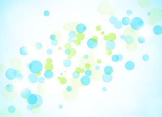 Image showing Abstract background with circles