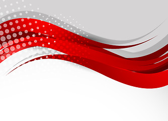 Image showing Abstract red background