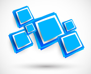 Image showing Abstract background with squares