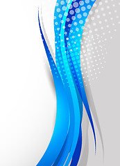 Image showing Abstract blue background