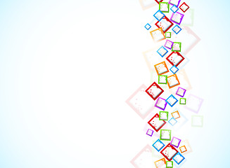 Image showing Background with colorful squares