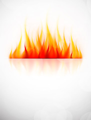 Image showing Background with fire