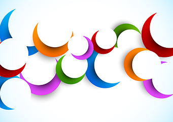 Image showing Background with colorful circles