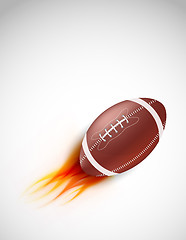 Image showing Ball with fire