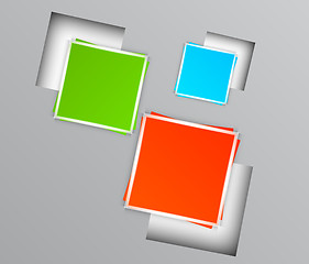 Image showing Background with colorful squares