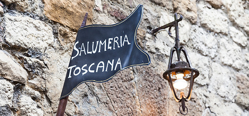 Image showing Tuscany butchery