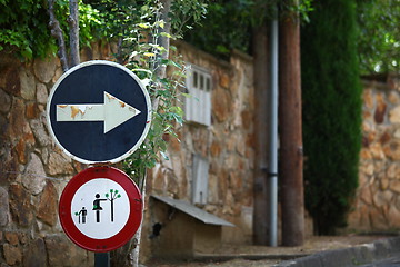 Image showing Bizarre Road signs 