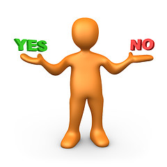 Image showing Yes or No