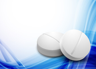 Image showing Background with pills