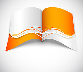 Image showing Orange brochure