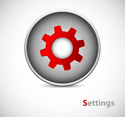Image showing Button of settings