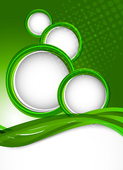 Image showing Abstract green background