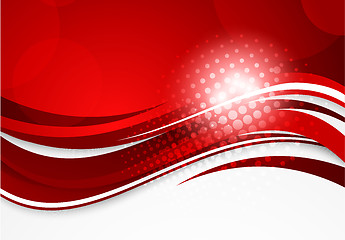 Image showing Abstract red background