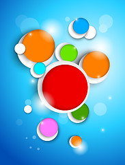 Image showing Colorful circles