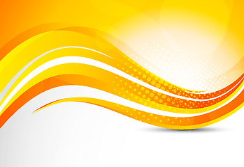 Image showing Abstract orange background