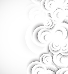 Image showing Abstract background with circles