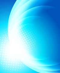 Image showing Abstract blue background