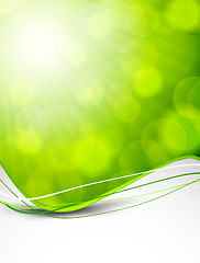 Image showing Abstract green background