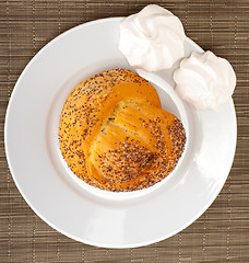 Image showing roll with poppy-seeds