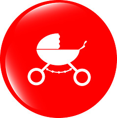 Image showing stroller icon in mode