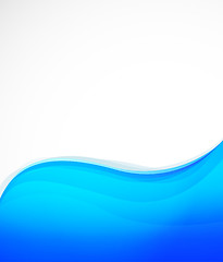 Image showing Abstract blue background