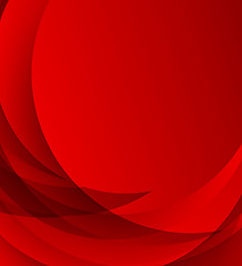 Image showing Abstract red background