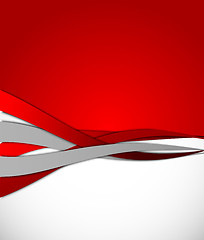 Image showing Abstract red background