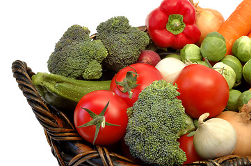 Image showing Vegetables in the basket