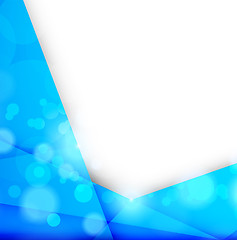 Image showing Abstract blue background