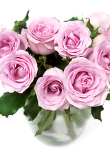 Image showing Pink roses bouquet