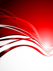 Image showing Abstract red background