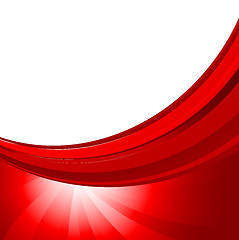 Image showing Abstract background in red color