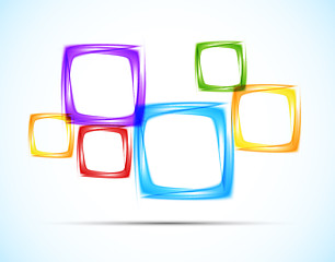 Image showing Abstract background with squares