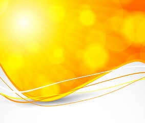 Image showing Abstract orange background