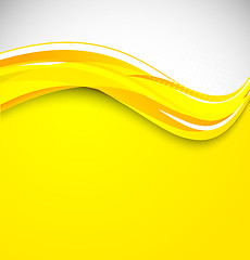 Image showing Abstract yellow background