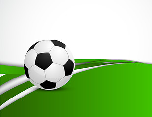 Image showing Soccer background