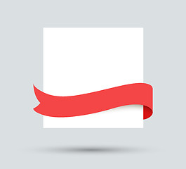 Image showing White paper blank