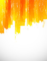 Image showing Orange grunge background