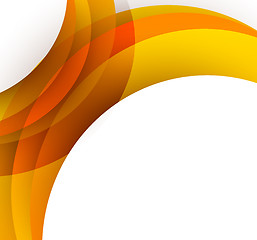 Image showing Abstract orange background