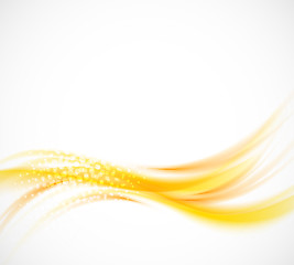 Image showing Wavy orange background